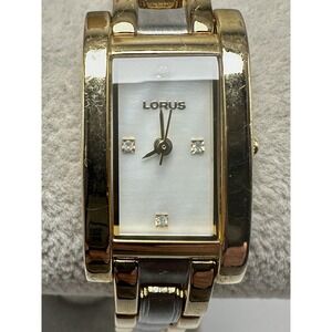 Lorus LR2113 New Battery Ladies Tank MOP Watch 17MM 6"‎ S53